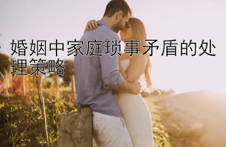 婚姻中家庭琐事矛盾的处理策略