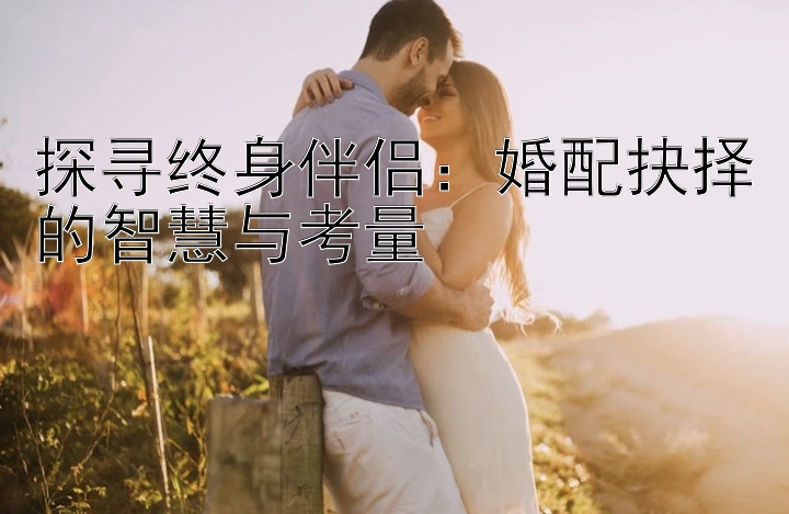 探寻终身伴侣：婚配抉择的智慧与考量