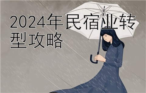 2024年民宿业转型攻略